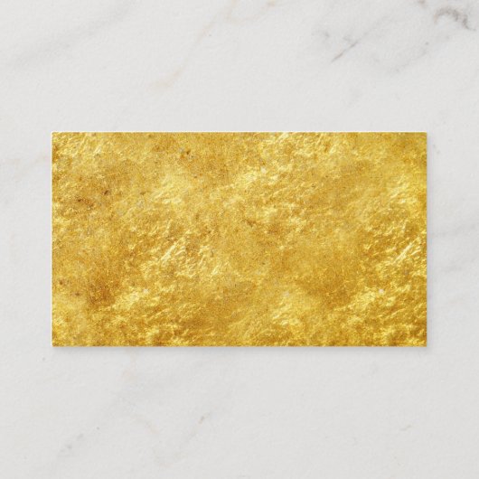 金フェイク箔名刺 名刺 (裏面)