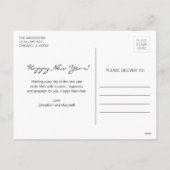 金フェイク箔応援年賀状 シーズンポストカード (裏面)