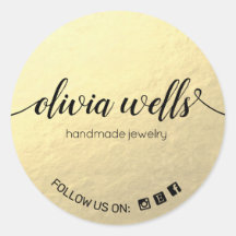 金フェイク箔手書きスクリプトソーシャルメディア