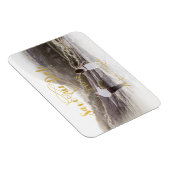 金フェイク箔救日付ヴィンテージ磁石 マグネット (右側)