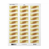 金フェイク箔赤結婚金 ラベル (フルシート)