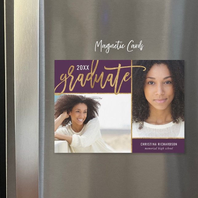 金フェイク箔2写真卒業発表 (クリエイターアップロード済み)