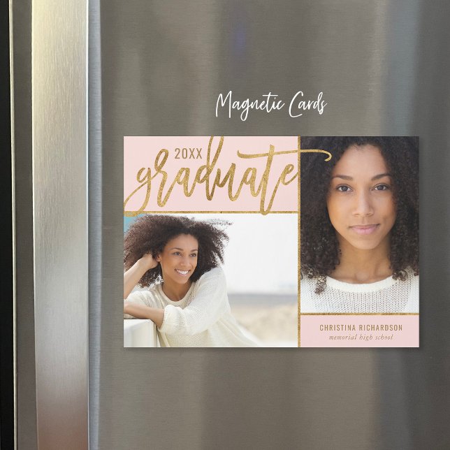 金フェイク箔2写真卒業発表 (クリエイターアップロード済み)