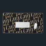 金フェイク箔 |女の子ボス |ウルトラモダン デスクマット<br><div class="desc">ガールボスモダン-、おもしろい、トレンディーと強力***追加のzazzleビジネス文房具や商品化アイテムが一致する場合は広告、zazzleホームページのデザイ連絡ザを介して私たち連絡を介してダウンロードしてください。*ホイルで実在あらない</div>