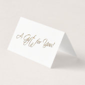 金フェイク箔 – 贈り物 (正面)