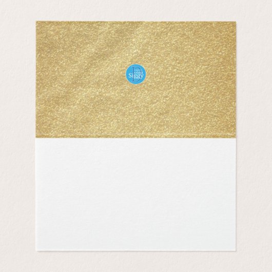 金フェイク箔 – 贈り物 (内部フラット)