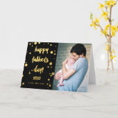 金フェイク箔Xoxo | 父の日のカード カード (黄色い花)