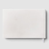 金フェイク金バラ金ゴールド植物優雅な結婚式 ゲストブック (裏面)