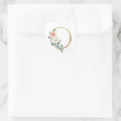 金フェミニン箔フローラOモノグラム スクエアシール (バッグ)