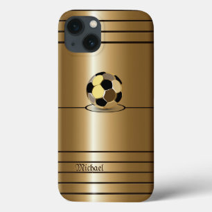 金フットボールのスタイル iPhone 13ケース
