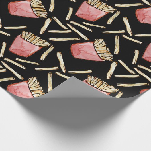 金フランスの油は素晴らし ラッピングペーパー (角)