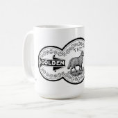 金フリースのマグ コーヒーマグカップ (正面左)
