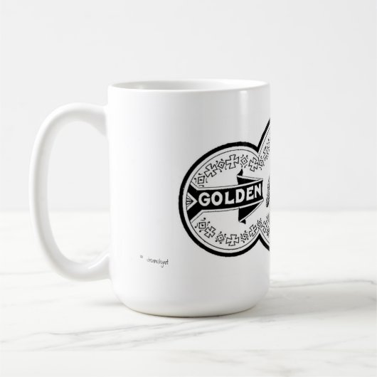 金フリースのマグ コーヒーマグカップ (左)