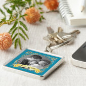 金フレーム キーホルダー (側面)