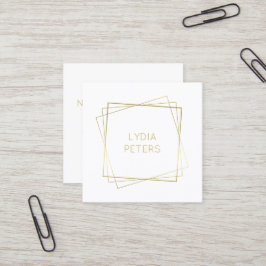 金フレーム スクエア名刺