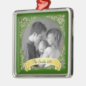 金フレーム メタルオーナメント (左)