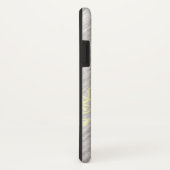 金フローラ茶色の模様モノグラム Case-Mate iPhoneケース (裏面/右)