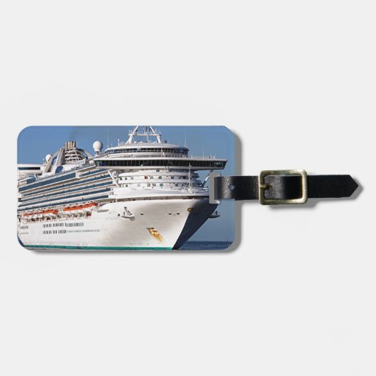金プリンセスの遊航船 ラゲッジタグ (正面横)