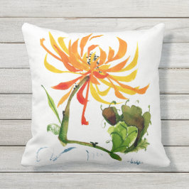 金ミイラの中国人のブラシの水彩画の屋外の枕 アウトドアクッション