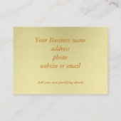 金ミニマル金業務五十ドルのギフトカード 割引カード (裏面)