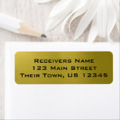 金メタリック ラベル (インサイチュ)