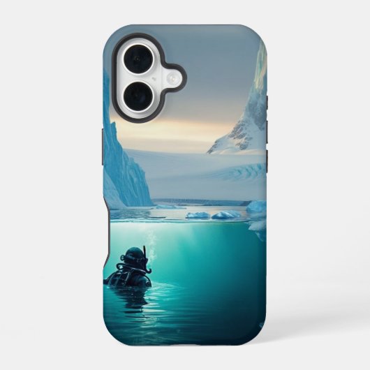 金メダルを獲る iPhone 16ケース (裏面)