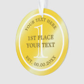金メダルオーナメント1位獲得 オーナメント (正面)