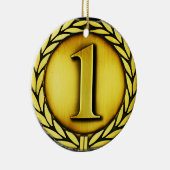 金メダル セラミックオーナメント (右)