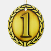 金メダル セラミックオーナメント (左)