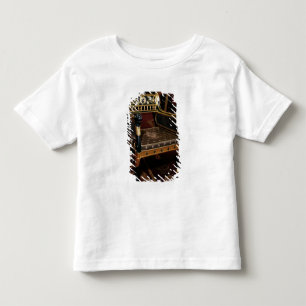 金メッキの詳細が付いている切り分けられた肘掛け椅子 トドラーTシャツ