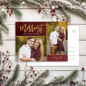 金メリーフェイク箔2枚の写真 シーズンポストカード