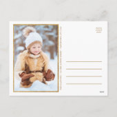 金メリーフェイク箔3枚フォト シーズンポストカード (裏面)