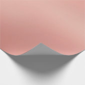 金モダンで魅力的なばら色の金ゴールドの金属一見 ラッピングペーパー (角)