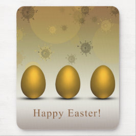 金モダンのイースターエッグ マウスパッド