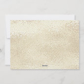 金モダンのクリスマス写真の挨拶 シーズンカード (裏面)