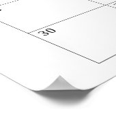 金モダンの蜂シャワー期限推測ポスター ポスター (角)