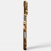 金モダンエレガントフローラ曲線 Case-Mate iPhoneケース (裏面 / 右)