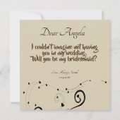 金モダンエレガント金で僕の花嫁になるぞ 招待状 (裏面)