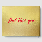 金モダンエレガント金ダイヤモンドのカスタムウェディング ゲストブック (裏面)