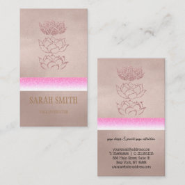 金モダンバラ蓮 名刺