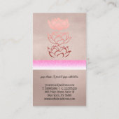 金モダンバラ蓮 名刺 (裏面)