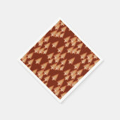 金モダン属のクリスマスツリー – 銅 スタンダードカクテルナプキン (角)