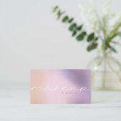 金モダン属グラデーションエレガントタイポグラフィ 名刺 (スタンド正面)