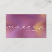 金モダン属グラデーションエレガントタイポグラフィ 名刺 (正面)