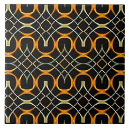 金モダン属ケルト結び目模様模様 タイル