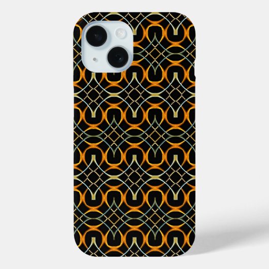 金モダン属ケルト結び目模様模様 Case-Mate iPhoneケース (裏面)