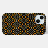 金モダン属ケルト結び目模様模様 Case-Mate iPhoneケース (裏面 (横))