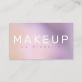 金モダン属メグラデーションークアーティスト 名刺 (正面)