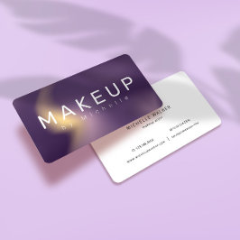 金モダン属メグラデーションークアーティスト 名刺