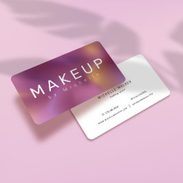 金モダン属メグラデーションークアーティスト 名刺